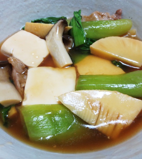 豆腐と青梗菜のうま煮　B