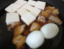 鶏豆腐　調理④