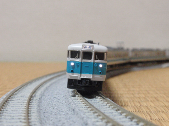 113系0番台阪和色＋165系急行電車セット おもちゃ 鉄道模型 