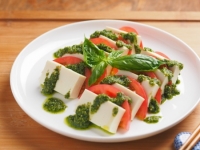 豆腐カプレーゼ・バジルソース01