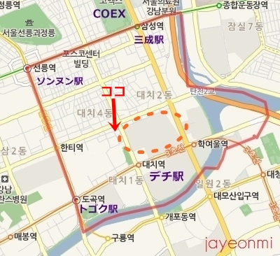 CAFE G_デチ本店_map