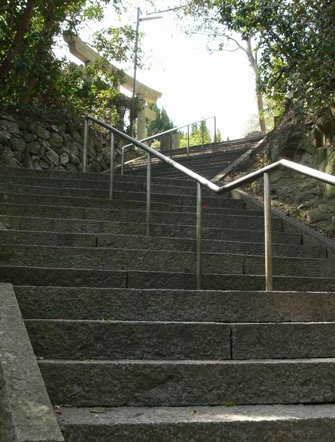 羽豆神社の石段