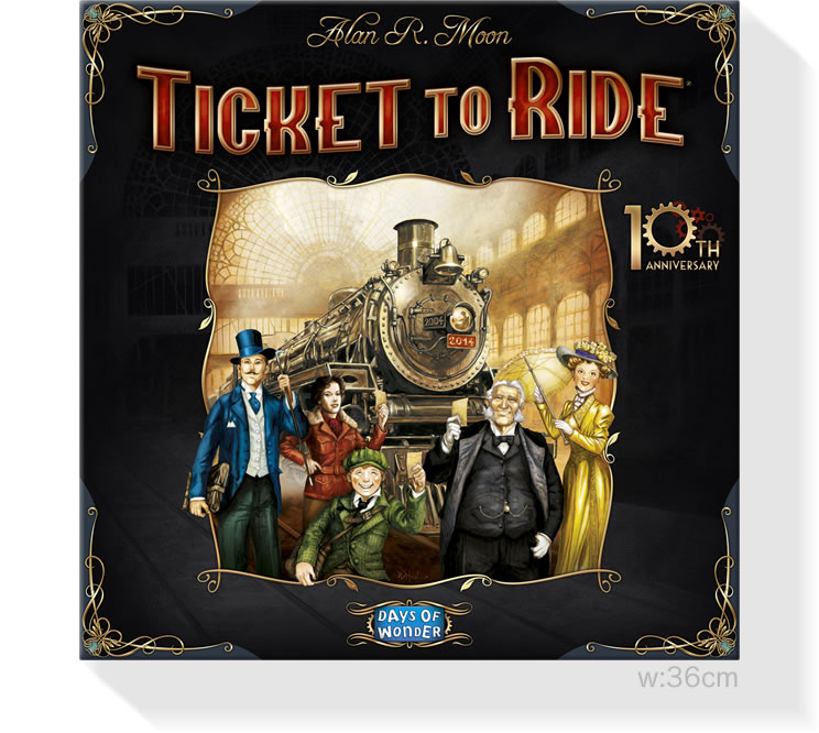 ゲーム紹介：チケット トゥ ライド:10周年記念版 / Ticket to Ride 