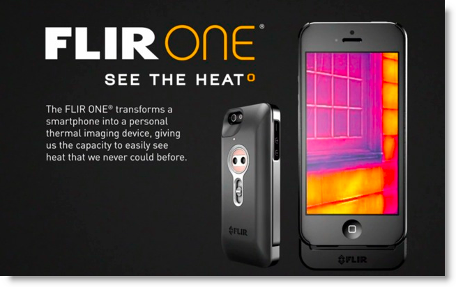 Iphoneで使える赤外線サーマルカメラ サーモグラフィ Flir One がついに発売開始 カメラ関係