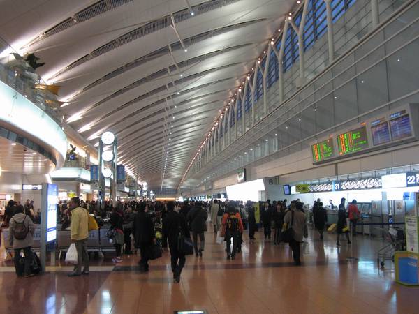 羽田空港第2ターミナル。